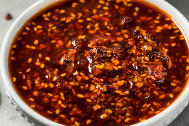 istock Spicy Hot Chili Crisp Oil 2151287289