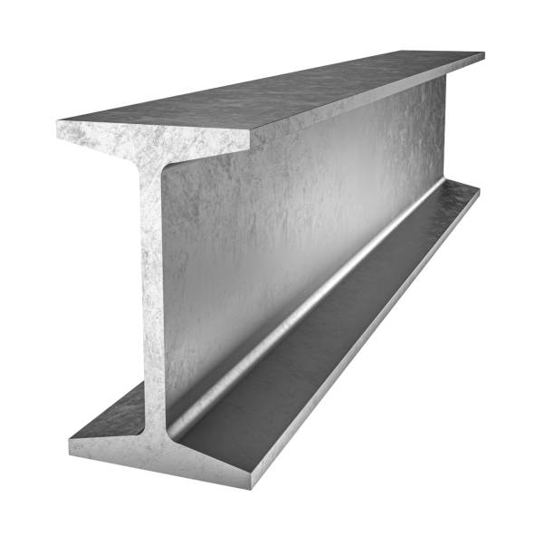 istock 3d render of a steel i-beam on white background 2151287437
