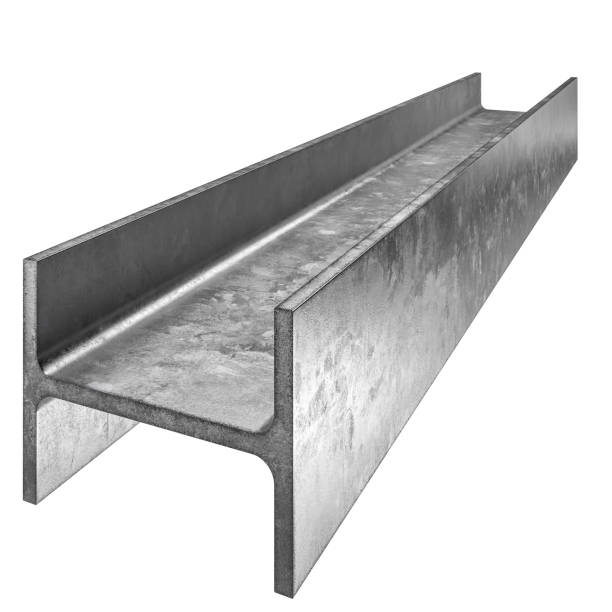 istock Steel i-beam isolated on white background 2151287454