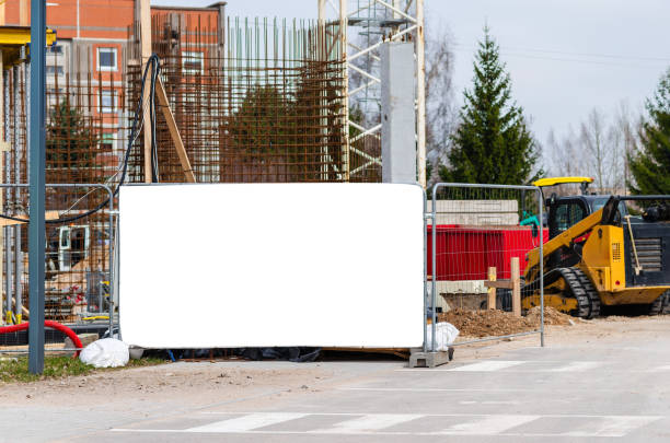 istock White blank mockup residential house under construction. 2151290836