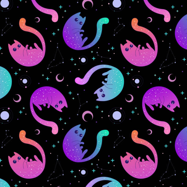 Cat Stars Pattern 18,500+ Cat Star Stock Illustrations, Royalty-Free Vector Graphics ...