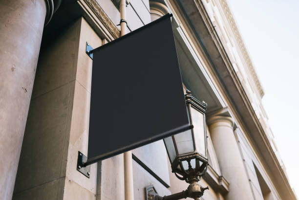 istock Outdoor Sign Mockup for Logo. 3D Rendering 2151297330