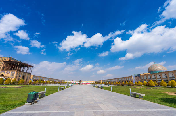 istock Peaceful day in Naqsh-e Jahan Square (Imam Square) in Isfahan, Iran. 2151301759