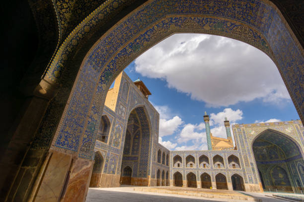istock Persian elegance: the intricate architecture of the Imam Mosque. 2151301984