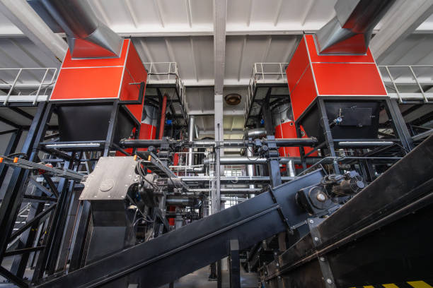 Modern medium-power biofuel boiler
