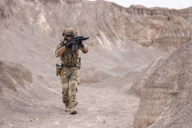 istock Soldier patrol in afghanistan 2151309582