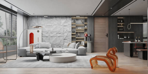 istock 3d render of apartment interior  living and dining room 2151317873