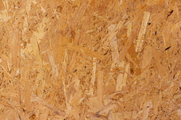 istock Brown wooden chipboard background 2151318066