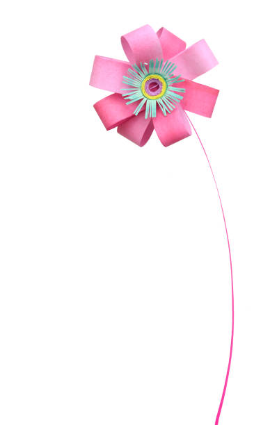 istock Colorful paper cut flower branch 2151324404