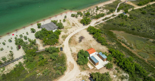 istock Queens Beach aerial view in Zadar, Croatia 2151326709