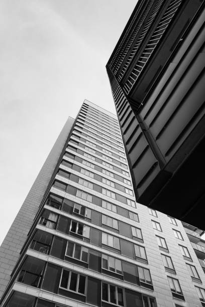 istock Low angle view of modern buildings against the sky 2151328592