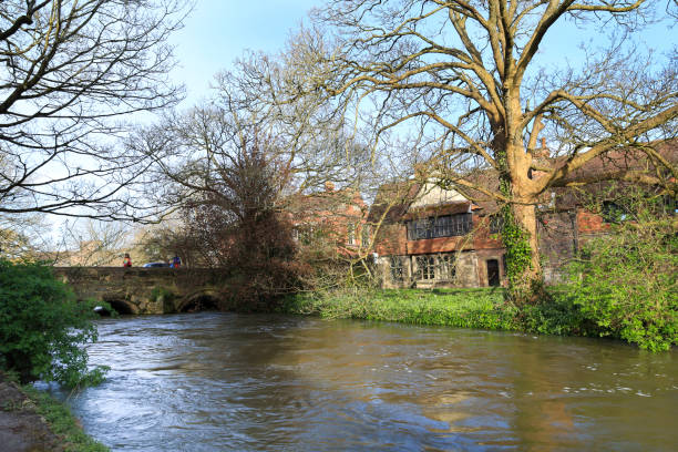 istock The Avon river flowing through Salisbury City 2151328637