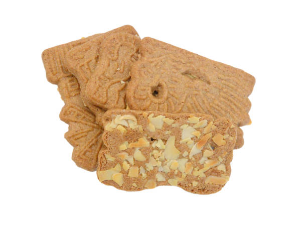istock Small stack of macadamia nut and white chocolate cookies. 2151332842