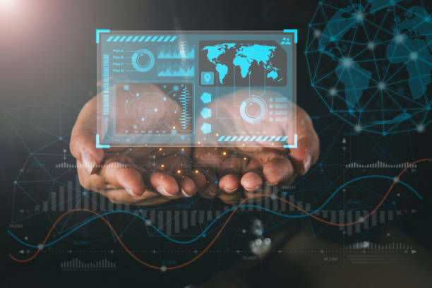 istock Digital technology, Internet connectivity, big data, digital marketing Internet of things the background of innovative technology for merchants. Using modern computers to access the internet in future 2151338020