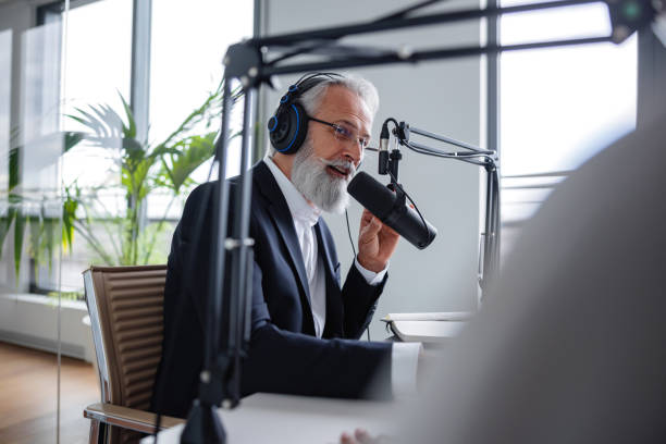 istock Live Corporate Podcast with Diverse Leadership Perspectives 2151338565