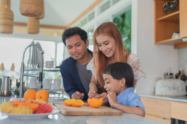 istock Holiday villa family breakfast 2151341098