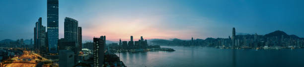 istock Sunrise at Tsim Sha Tsui, Hong Kong 2151348459