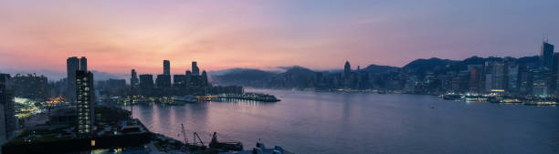istock Sunrise at Tsim Sha Tsui, Hong Kong 2151348503