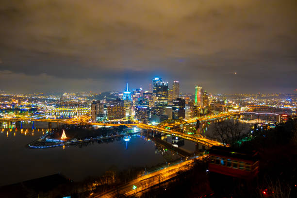 Pittsburgh downtown view from Mt. Washington