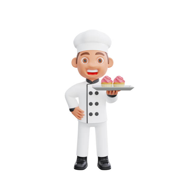 istock 3D illustration of a chef cartoon character design 2151366064