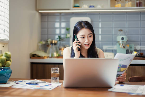istock China Young women working from home 2151369631