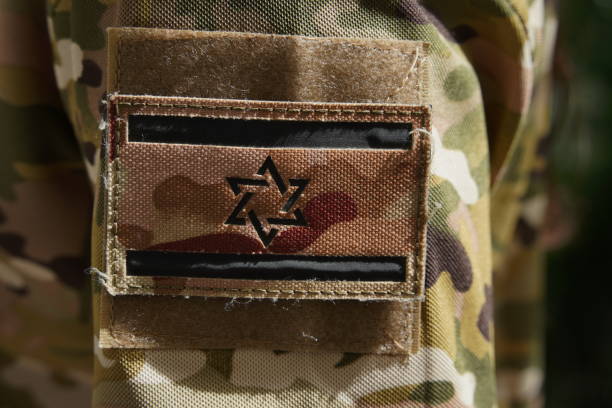 Israel Flag Tactical on patch. IDF military.