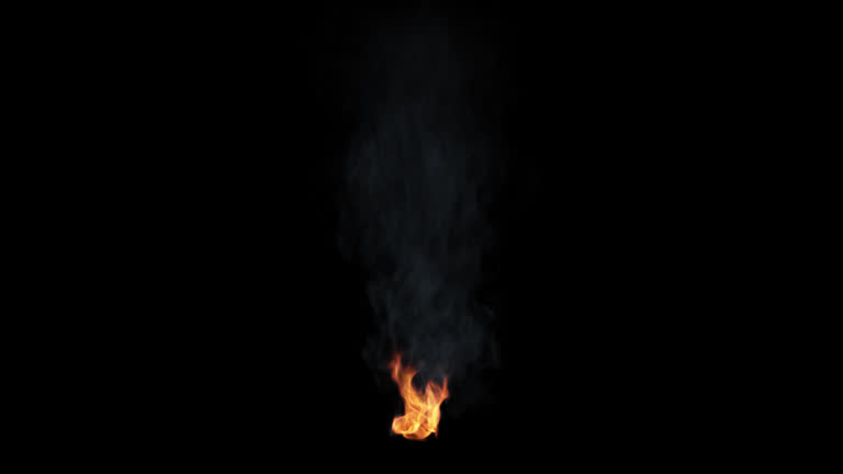 Flame With Smoke