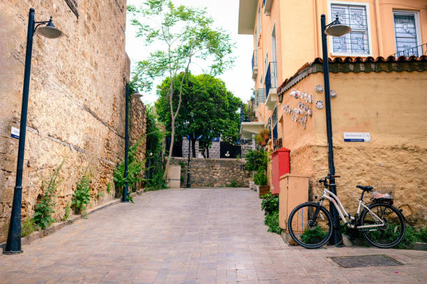Historical houses on the streets of Antalya Kaleiçi