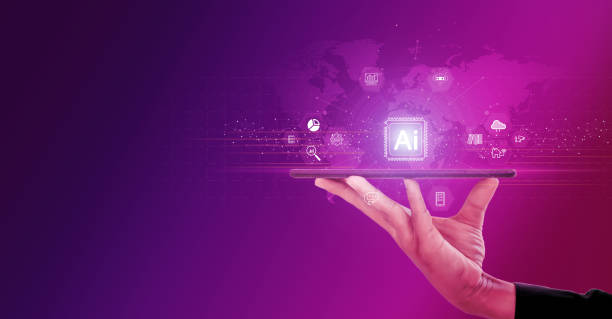 istock Chat with AI or Artificial Intelligence. Young businessman chatting with a smart AI or artificial intelligence using an artificial intelligence chatbot developed by OpenAI. 2151381880