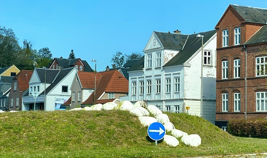 Townscape of Svendborg, Funen, Denmark
