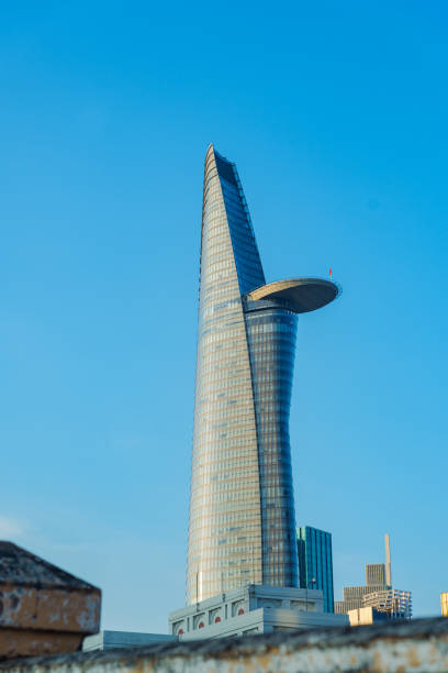istock Bitexco Tower, captured from the perspective of Mong Bridge 2151383509