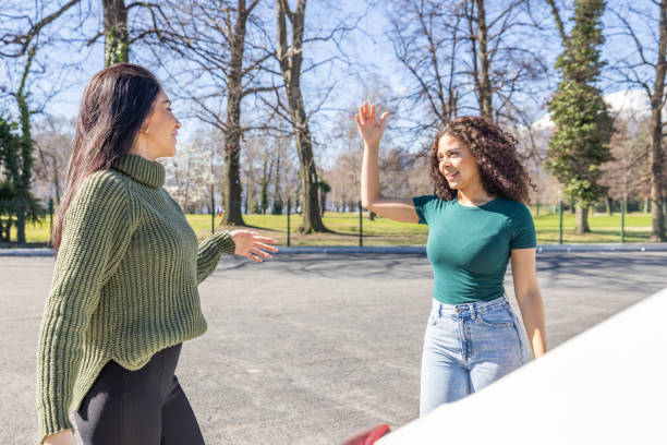 istock Two Young Women Going On A Trip 2151387305