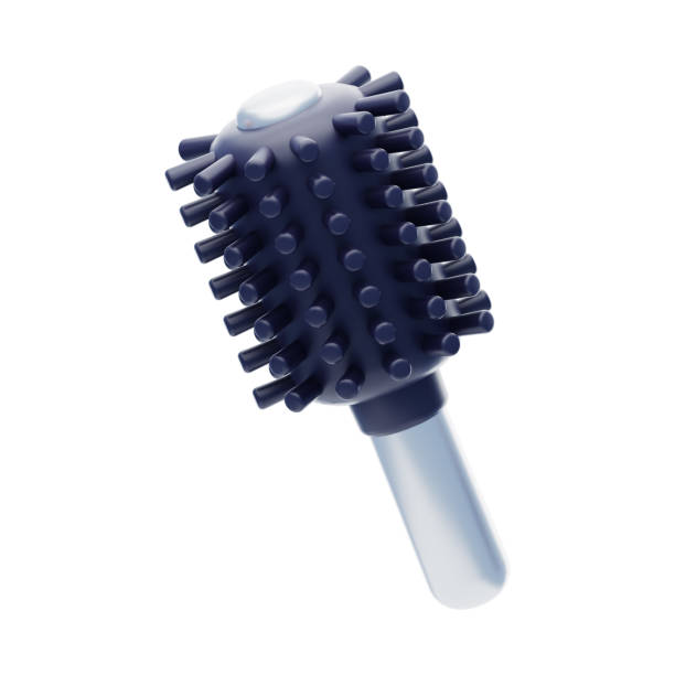 istock Roll Comb 3D Icon. Roll Hairbrush 3D Icon 2151388201