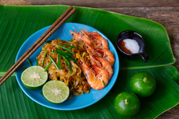 istock Pad Thai with fresh shrimp,Thai food 2151393260