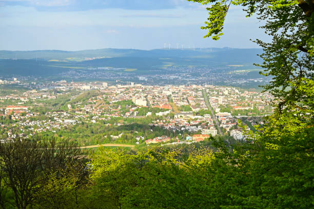 istock top view of Hessen Germany city 2151394572