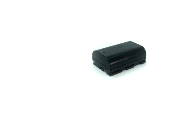 istock Battery for DSLR camera isolated on white background 2151395042