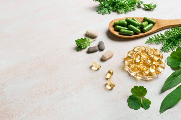 istock Natural organic supplements and vitamins 2151398280