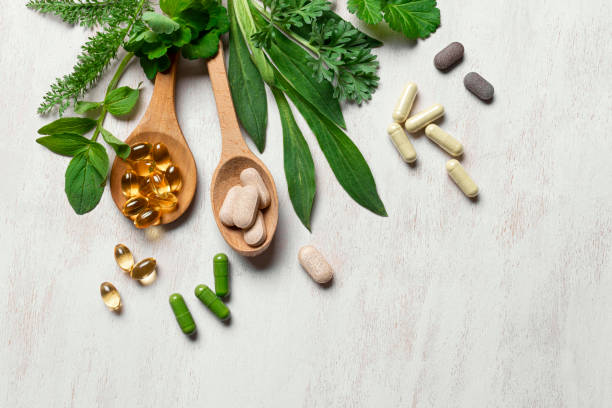 istock Natural organic supplements and vitamins 2151398284