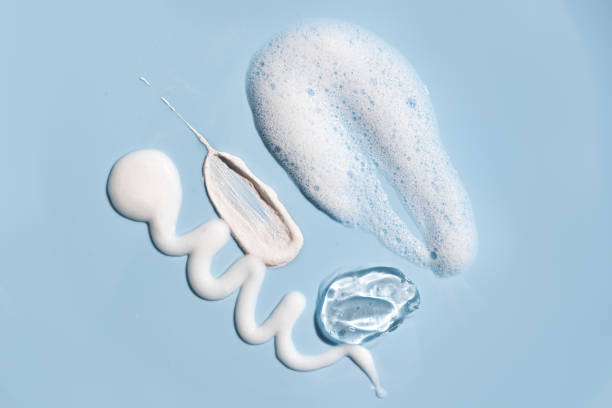 istock Face wash products swatch 2151398306
