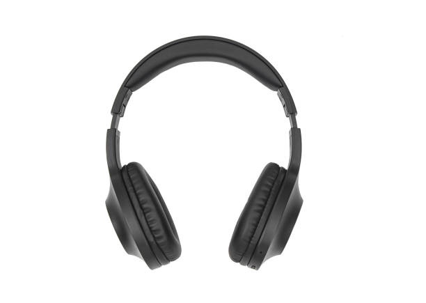 istock Wireless headphones close up isolated on a white background 2151402090