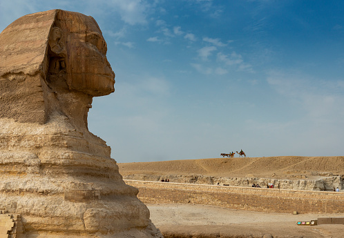 The Great Sphinx Of Giza. Egypt, north Africa.