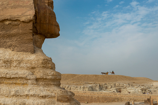 The Great Sphinx Of Giza. Egypt, north Africa.
