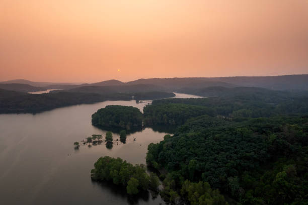 istock Aerial Sunset scenery from Kerala 2151423869