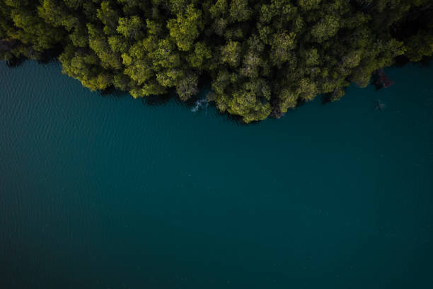 istock Stunning lake view from the top 2151423912