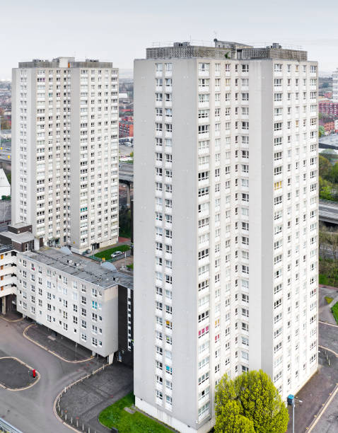 istock High rise council flats in Glasgow city 2151432154