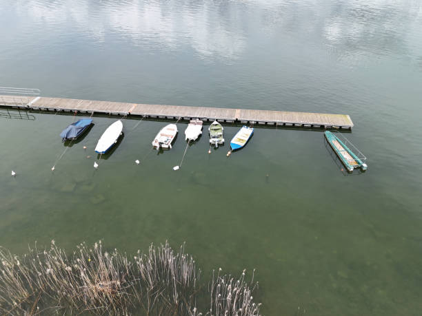 small Pier on Varese Lake