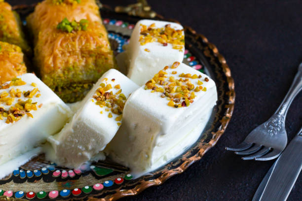 istock Turkish Maras Cut Ice Cream And Baklava 2151448036