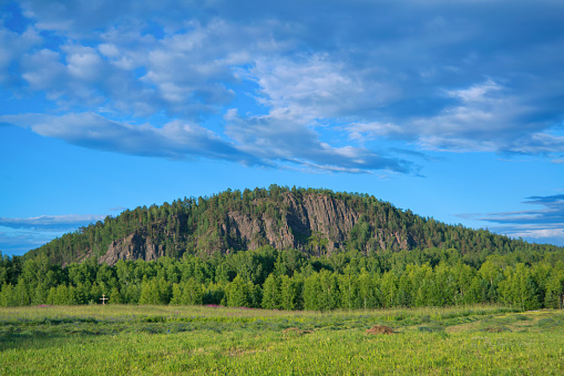 View from Mount Bear - Stone. Sverdlovsk region. Russia. Nizhny Tagil.