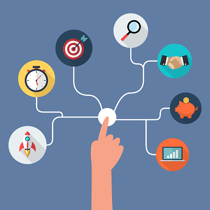 Helpful Tech Easy Access To Helpful Technology Stock Illustration - Download Image ...