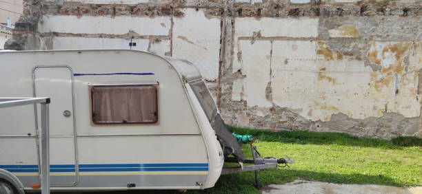 istock old camping home in a urbanistic 2151459888